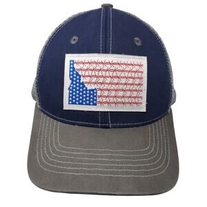 Idaho Patch Snapback Trucker Hat Multi One Size Mesh Back Arcadian Outfitters